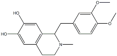  1-(3,4-dimethoxybenzyl)-2-methyl-1,2,3,4-tetrahydroisoquinoline-6,7-diol