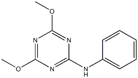 N2-phenyl-4,6-dimethoxy-1,3,5-triazin-2-amine