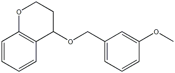 4-[(3-methoxybenzyl)oxy]chromane Structure