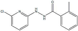 N'-(6-chloro-2-pyridinyl)-2-methylbenzenecarbohydrazide,,结构式