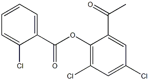 2-acetyl-4,6-dichlorophenyl 2-chlorobenzoate|