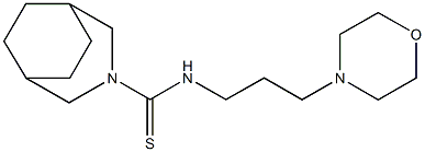 N3-(3-morpholinopropyl)-3-azabicyclo[3.2.2]nonane-3-carbothioamide Structure