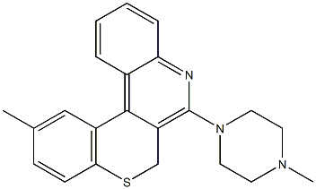 2-methyl-7-(4-methylpiperazino)-6H-thiochromeno[3,4-c]quinoline|