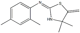 N1-(4,4-dimethyl-5-methylidene-1,3-thiazolan-2-yliden)-2,4-dimethylaniline