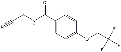 N-(cyanomethyl)-4-(2,2,2-trifluoroethoxy)benzenecarboxamide|