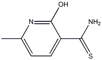 2-hydroxy-6-methylpyridine-3-carbothioamide Struktur