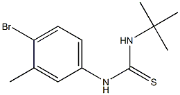 N-(4-bromo-3-methylphenyl)-N'-(tert-butyl)thiourea Structure