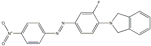 1-[4-(2,3-dihydro-1H-isoindol-2-yl)-3-fluorophenyl]-2-(4-nitrophenyl)diaz-1-ene