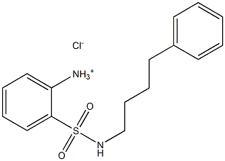 2-{[(4-phenylbutyl)amino]sulfonyl}benzenaminium chloride