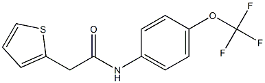  N1-[4-(trifluoromethoxy)phenyl]-2-(2-thienyl)acetamide