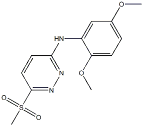 N-(2,5-dimethoxyphenyl)-6-(methylsulfonyl)-3-pyridazinamine