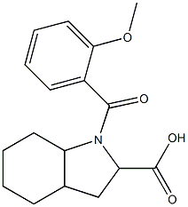 1-(2-methoxybenzoyl)octahydro-1H-indole-2-carboxylic acid