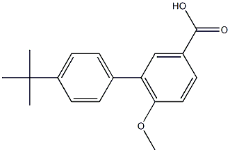 4'-tert-butyl-6-methoxy-1,1'-biphenyl-3-carboxylic acid|4'-tert-butyl-6-methoxy-1,1'-biphenyl-3-carboxylic acid