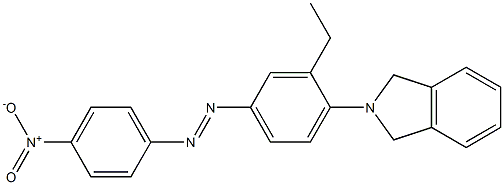 1-[4-(2,3-dihydro-1H-isoindol-2-yl)-3-ethylphenyl]-2-(4-nitrophenyl)diaz-1-ene 结构式