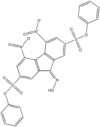 diphenyl 9-hydroxyimino-4,5-dinitro-9H-fluorene-2,7-disulfonate