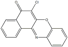 6-chloro-5H-benzo[a]phenoxazin-5-one Structure