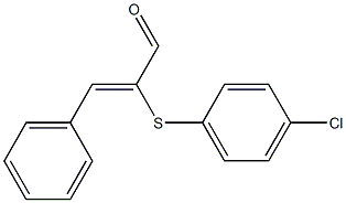 2-[(4-chlorophenyl)thio]-3-phenylacrylaldehyde