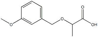 2-[(3-methoxybenzyl)oxy]propanoic acid