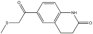 6-[2-(methylthio)acetyl]-1,2,3,4-tetrahydroquinolin-2-one