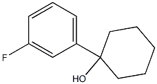 1-(3-fluorophenyl)cyclohexan-1-ol 结构式