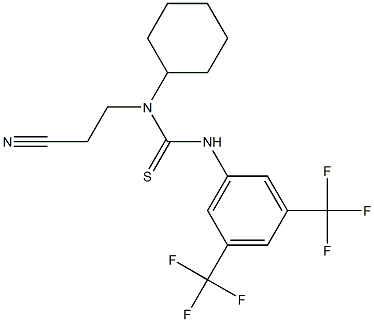 N-(2-cyanoethyl)-N-cyclohexyl-N'-[3,5-di(trifluoromethyl)phenyl]thiourea