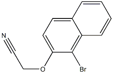 2-[(1-bromo-2-naphthyl)oxy]acetonitrile,,结构式