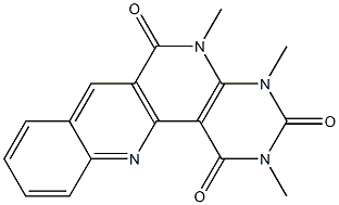 2,4,5-trimethyl-1,2,3,4,5,6-hexahydrobenzo[b]pyrimido[4,5-h][1,6]naphthyridine-1,3,6-trione|