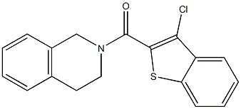 (3-chlorobenzo[b]thiophen-2-yl)(1,2,3,4-tetrahydroisoquinolin-2-yl)methanone