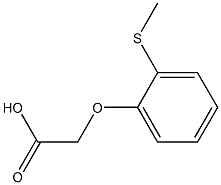 2-[2-(methylsulfanyl)phenoxy]acetic acid Structure