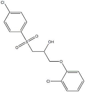 1-(2-chlorophenoxy)-3-[(4-chlorophenyl)sulfonyl]-2-propanol