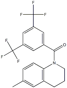 [3,5-di(trifluoromethyl)phenyl](6-methyl-1,2,3,4-tetrahydroquinolin-1-yl)methanone|