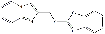  2-[(imidazo[1,2-a]pyridin-2-ylmethyl)thio]-1,3-benzothiazole