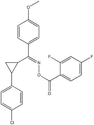 1-[({[[2-(4-chlorophenyl)cyclopropyl](4-methoxyphenyl)methylene]amino}oxy)carbonyl]-2,4-difluorobenzene