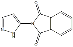 2-(1H-pyrazol-5-yl)isoindoline-1,3-dione 结构式