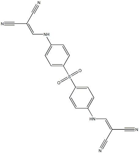 2-{[4-({4-[(2,2-dicyanovinyl)amino]phenyl}sulfonyl)anilino]methylidene}malononitrile