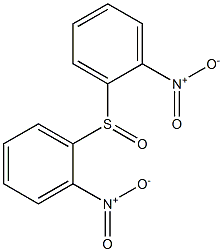 1-nitro-2-[(2-nitrophenyl)sulfinyl]benzene,,结构式