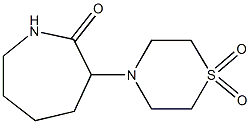 4-(2-oxoazepan-3-yl)-1lambda~6~,4-thiazinane-1,1-dione 结构式