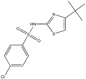 N1-[4-(tert-butyl)-1,3-thiazol-2-yl]-4-chlorobenzene-1-sulfonamide|