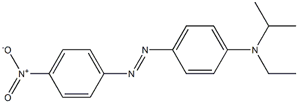 N1-ethyl-N1-isopropyl-4-[2-(4-nitrophenyl)diaz-1-enyl]aniline Struktur