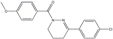 [3-(4-chlorophenyl)-5,6-dihydro-1(4H)-pyridazinyl](4-methoxyphenyl)methanone|