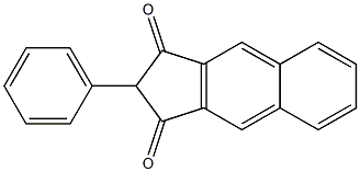 2-phenyl-2,3-dihydro-1H-cyclopenta[b]naphthalene-1,3-dione Struktur