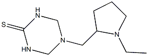 5-[(1-ethyltetrahydro-1H-pyrrol-2-yl)methyl]-1,3,5-triazinane-2-thione