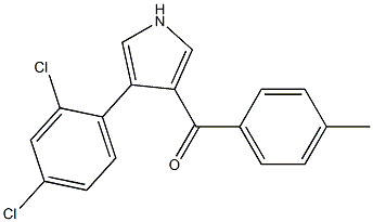 [4-(2,4-dichlorophenyl)-1H-pyrrol-3-yl](4-methylphenyl)methanone