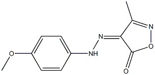 4-[2-(4-methoxyphenyl)hydrazono]-3-methyl-4,5-dihydro-5-isoxazolone