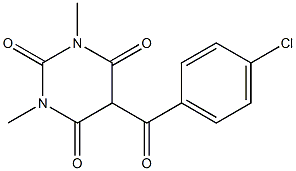 5-(4-chlorobenzoyl)-1,3-dimethyl-2,4,6(1H,3H,5H)-pyrimidinetrione