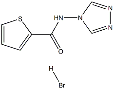 N2-(4H-1,2,4-triazol-4-yl)thiophene-2-carboxamide hydrobromide Structure