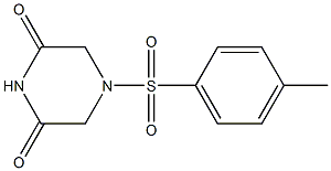 4-[(4-methylphenyl)sulfonyl]piperazine-2,6-dione Structure