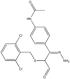 N1-[4-(2-{2-[(2,6-dichlorobenzyl)thio]acetyl}carbohydrazonoyl)phenyl]acetamide