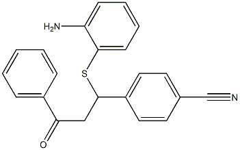 4-{1-[(2-aminophenyl)thio]-3-oxo-3-phenylpropyl}benzonitrile|