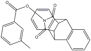 17-[(3-methylbenzoyl)oxy]-17-azapentacyclo[6.6.5.0~2,7~.0~9,14~.0~15,19~]nonadeca-2(7),3,5,9(14),10,12-hexaene-16,18-dione